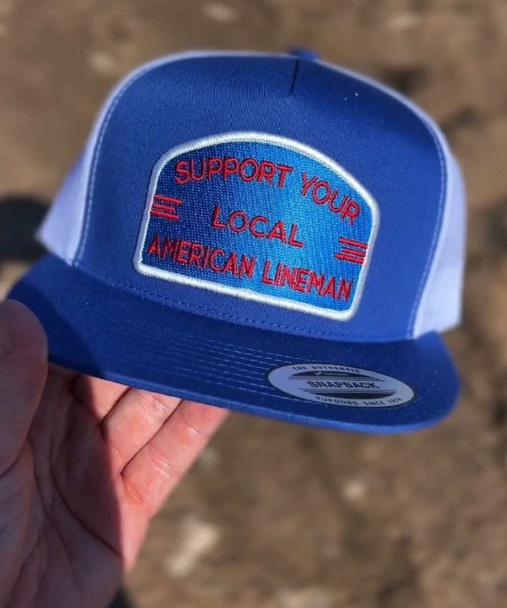 Support Your Local American Lineman Hat