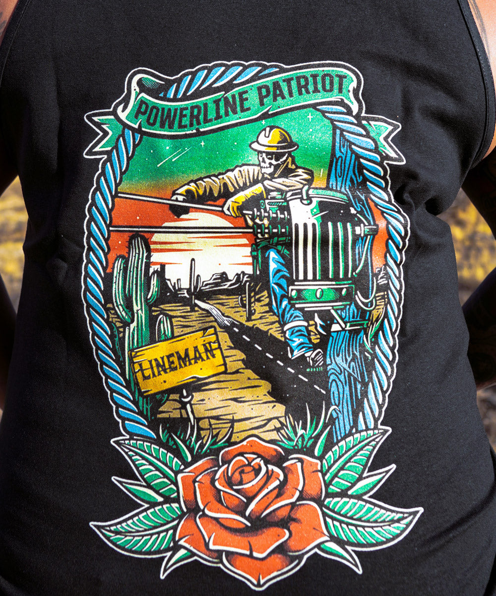 Powerline Patriot Lineman Tee