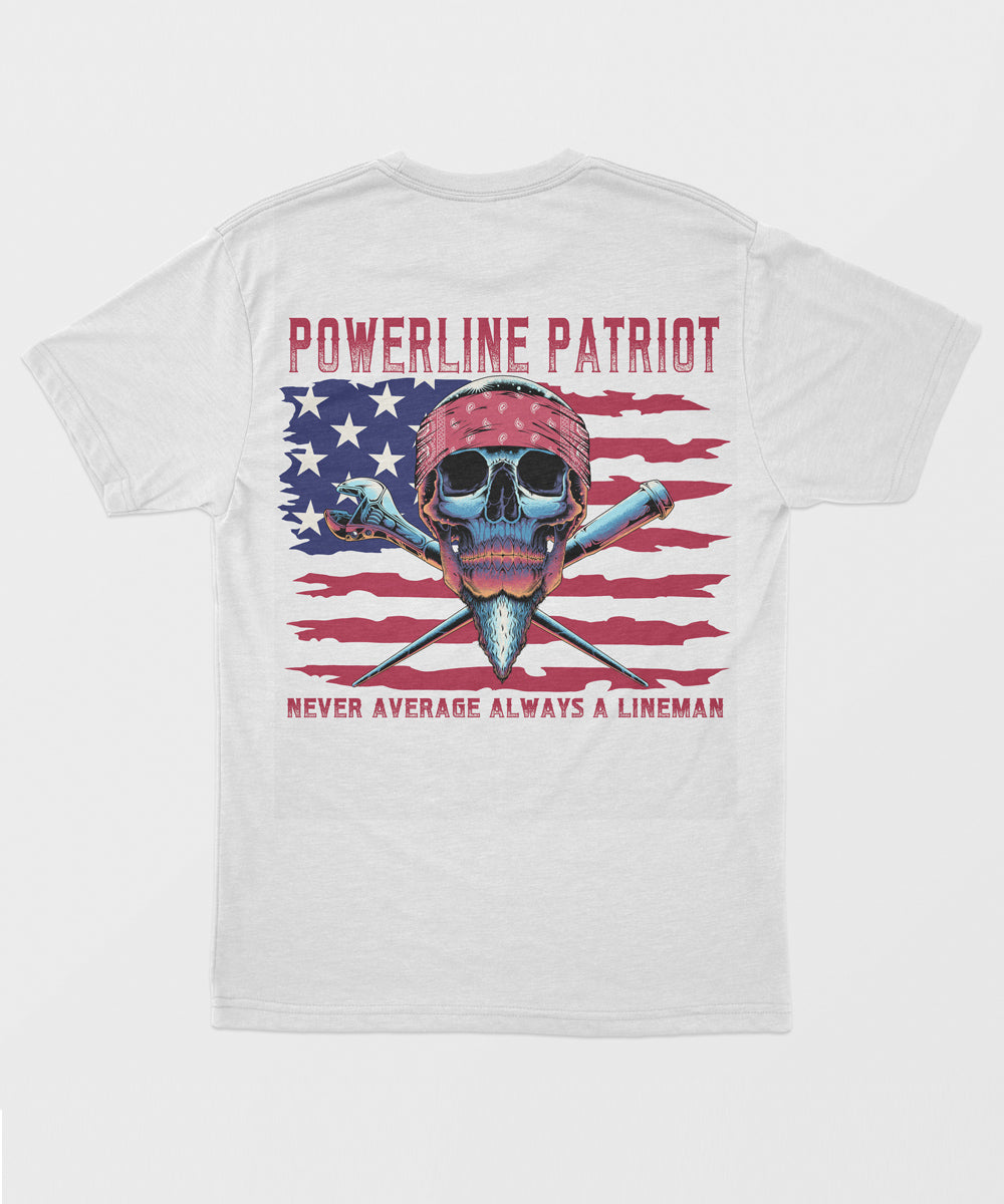 Never Average Always a Lineman Tee