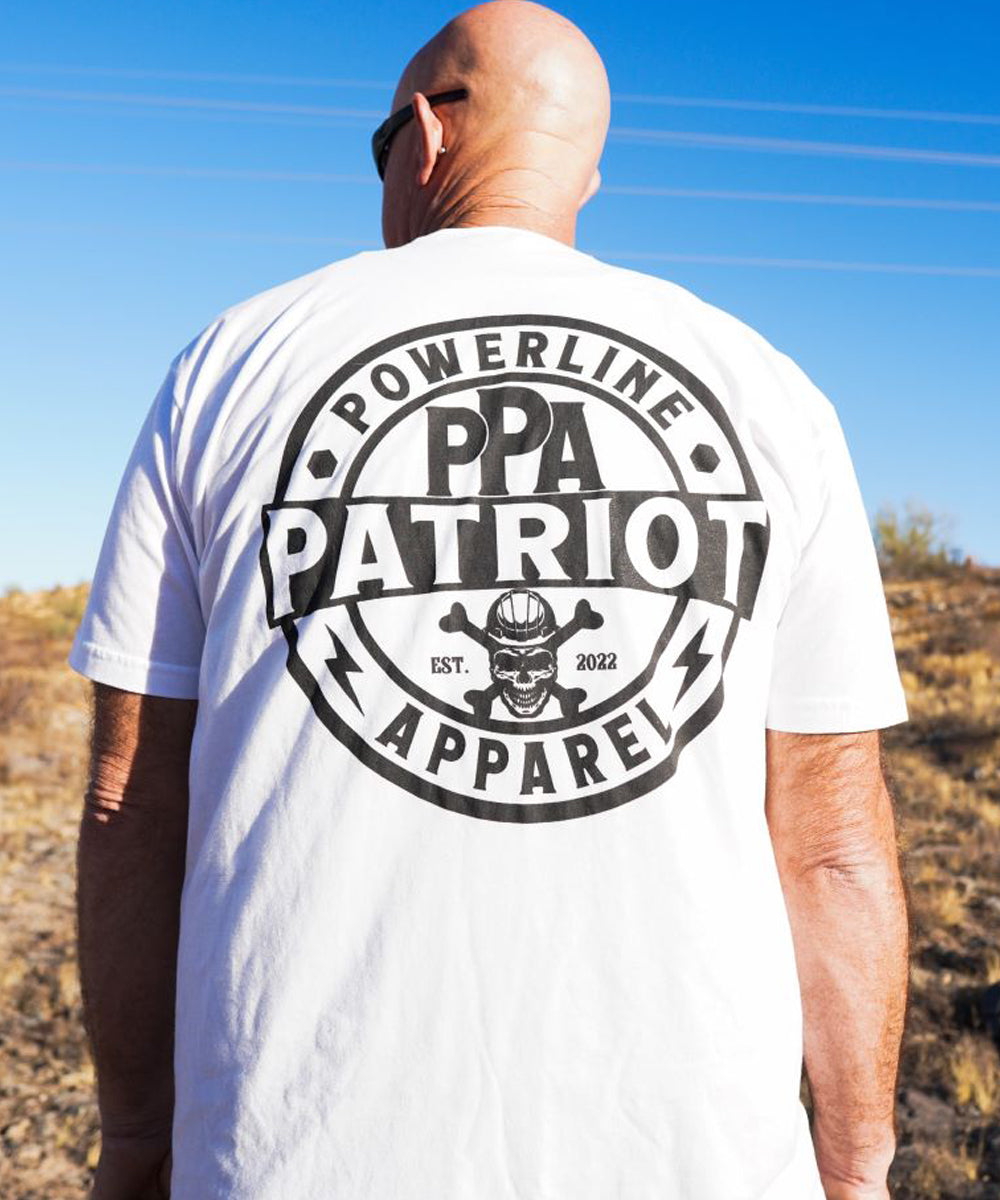 Powerline Patriot Logo Tee