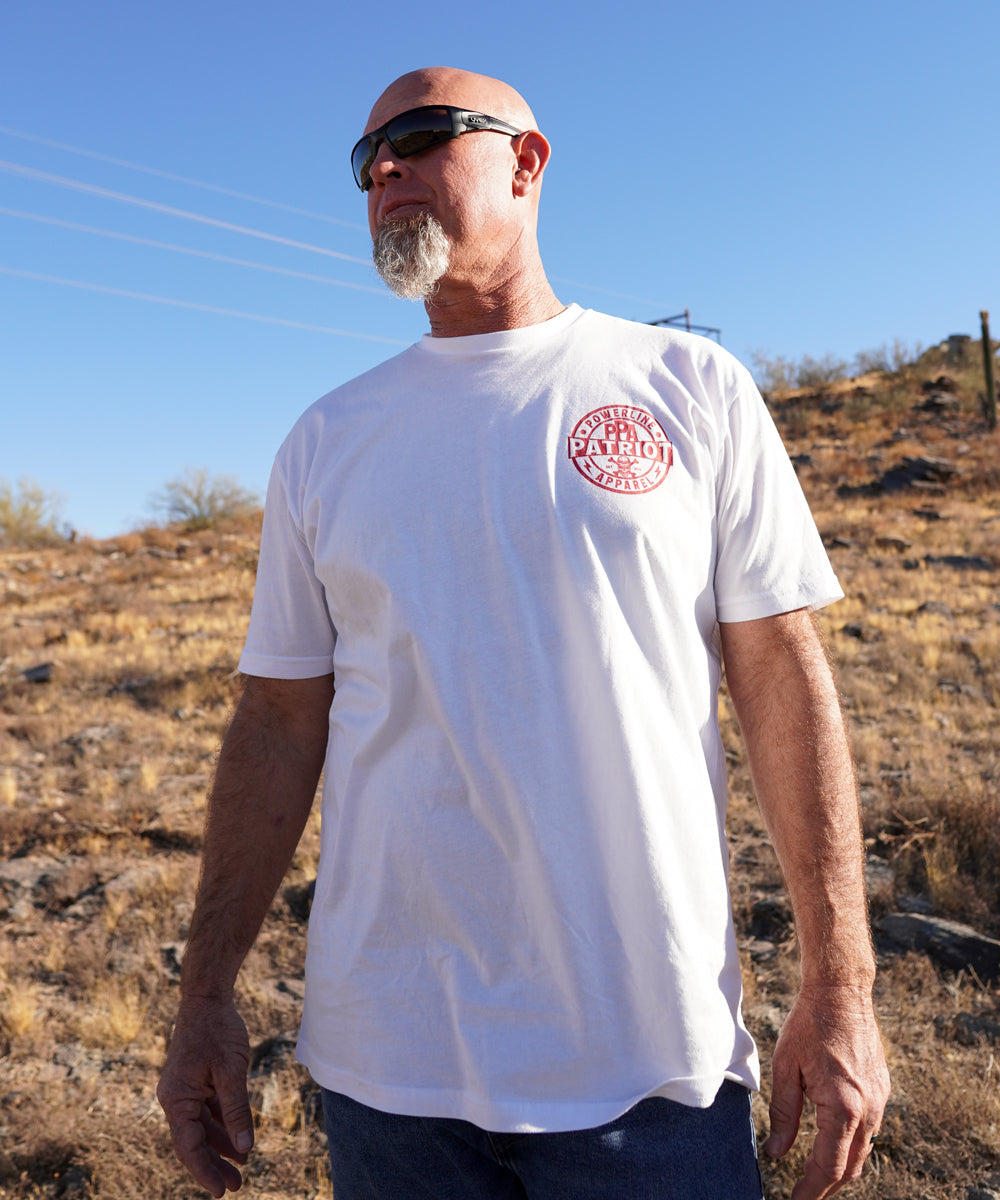 Powerline Patriot Logo Tee